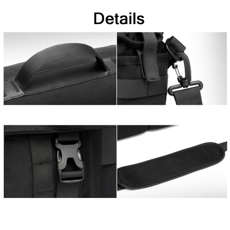 Ozuko 9445 Men Oxford Cloth Messenger Bag Outdoor Waterproof Function Messenger Bag