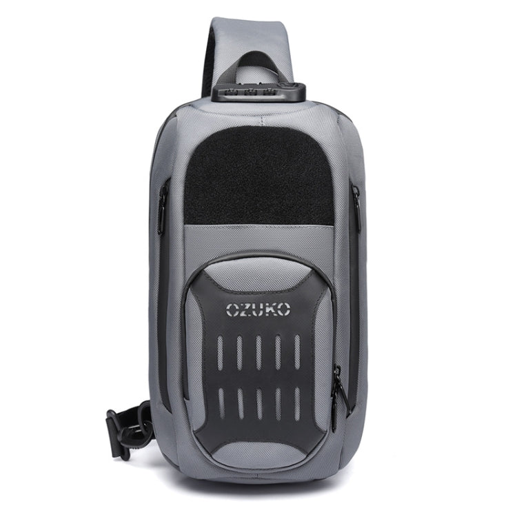 Ozuko 9361 Men Multifunctional Waterproof Crossbody Motorcycle Chest Bag