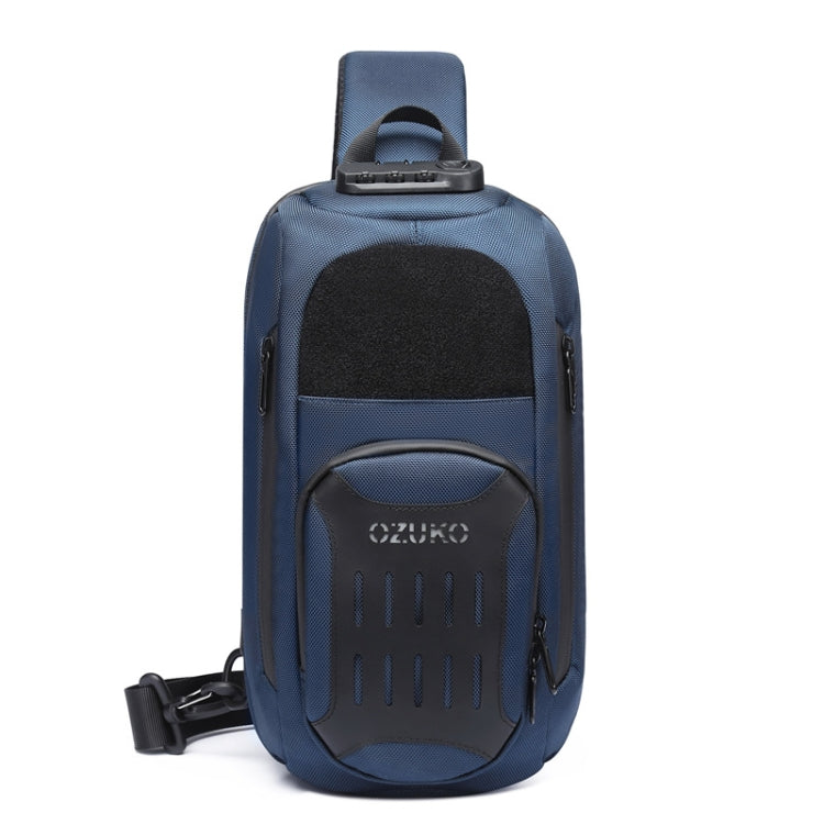 Ozuko 9361 Men Multifunctional Waterproof Crossbody Motorcycle Chest Bag