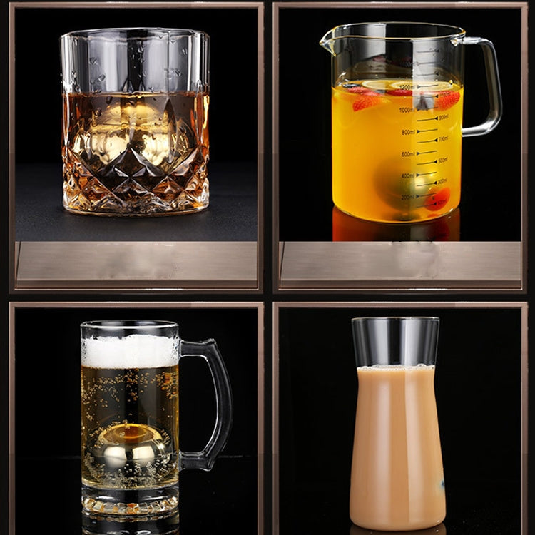 2 PCS Round Big Ice Ball 304 Stainless Steel Ice Cubes Red Wine Whiskey Metal Speed Frozen Ice Grains