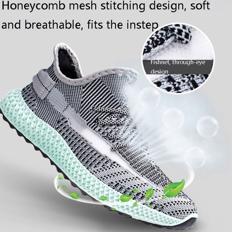 ST01 Breathable Starry Casual Shoes Mesh Flywear Sports Men Shoes, Size: 40