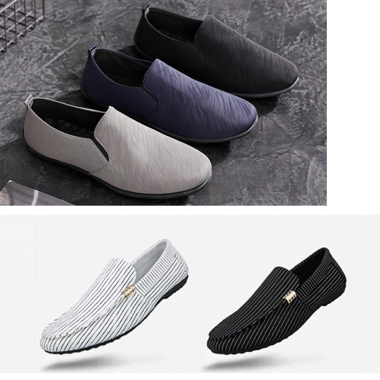 Man Casual Canvas Shoes One-Legged Lazy Cloth Shoes, Size: 41
