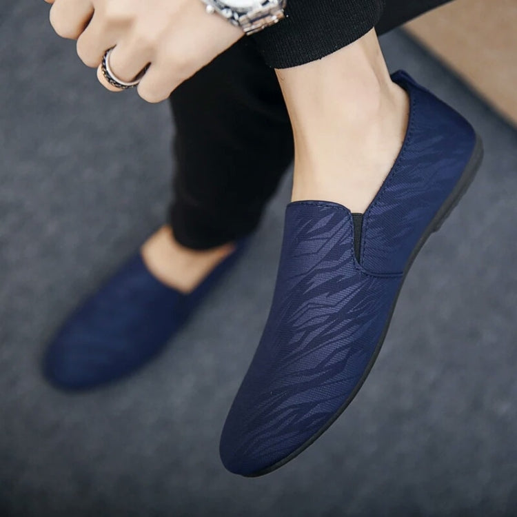 Man Casual Canvas Shoes One-Legged Lazy Cloth Shoes, Size: 42