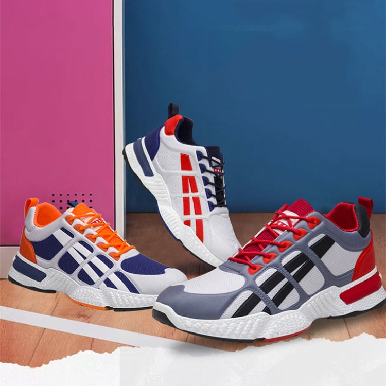 TL203 Couple Style Sports Shoes Breathable Thick Bottom Man Casual Shoes, Size: 41(Male Orange)