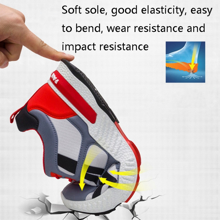 TL203 Couple Style Sports Shoes Breathable Thick Bottom Man Casual Shoes, Size: 41(Male Orange)