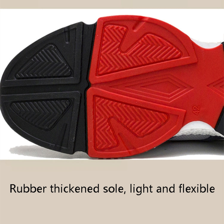 TL203 Couple Style Sports Shoes Breathable Thick Bottom Man Casual Shoes, Size: 41(Male Orange)