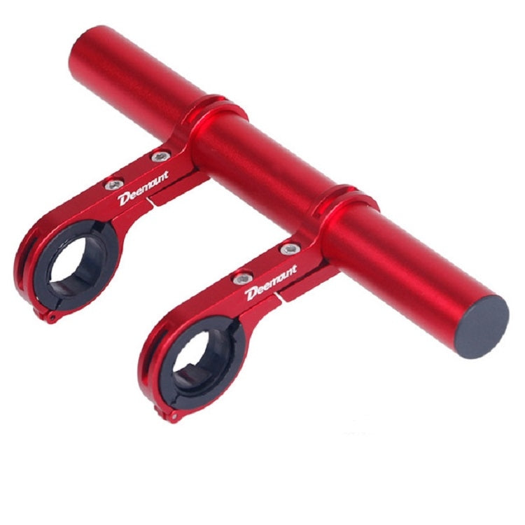 DEEMOUNT Bicycle Handlebar Extension Frame Flashlight Bracket, Specification:Red Aluminum Tube