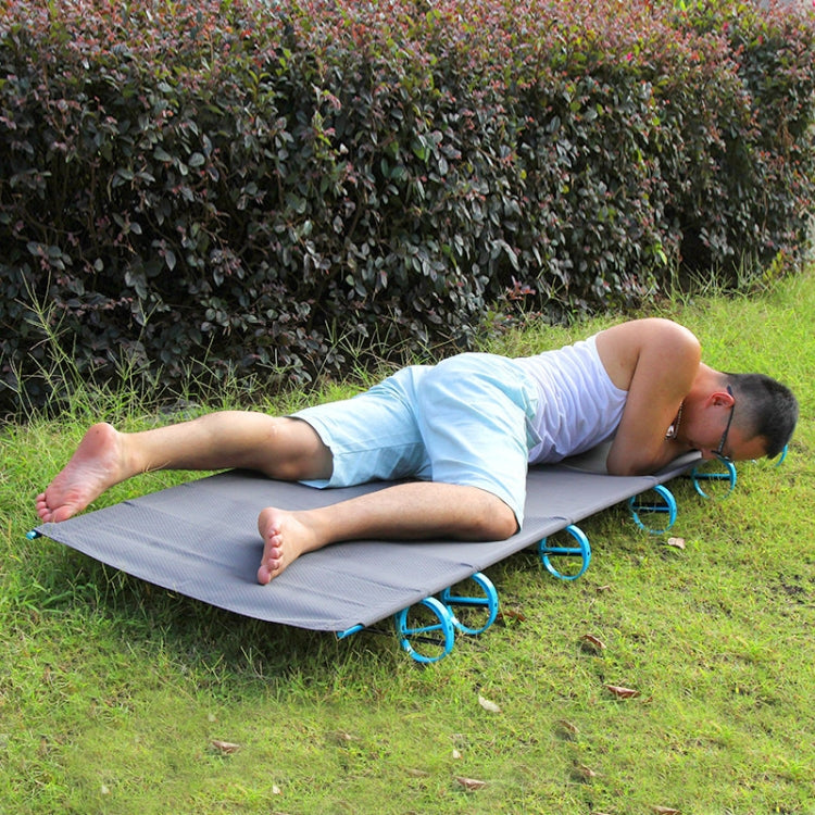 Outdoor Folding Camping Mat Ultralight Single Bed Cot Sturdy Portable Sleeping Bed, Size: 180x58cm