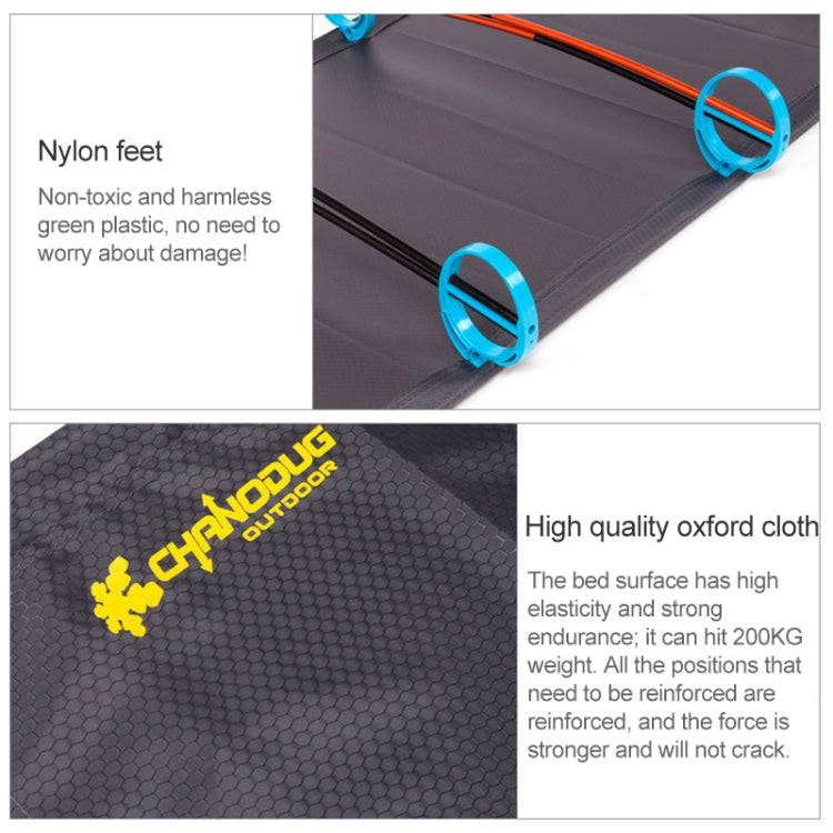 Outdoor Folding Camping Mat Ultralight Single Bed Cot Sturdy Portable Sleeping Bed, Size: 180x58cm