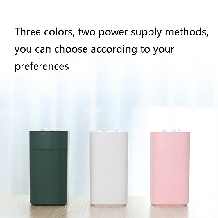 S1 Power Plug-in Spray Ultrasonic Humidifier Snow Mountain Night Light Negative Ion Humidifier(White)