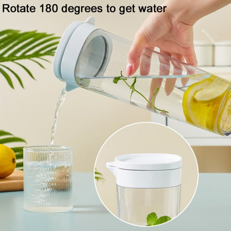 1100ml Household Plastic Sealed Portable Cold Kettle With Tea Drain(Red)