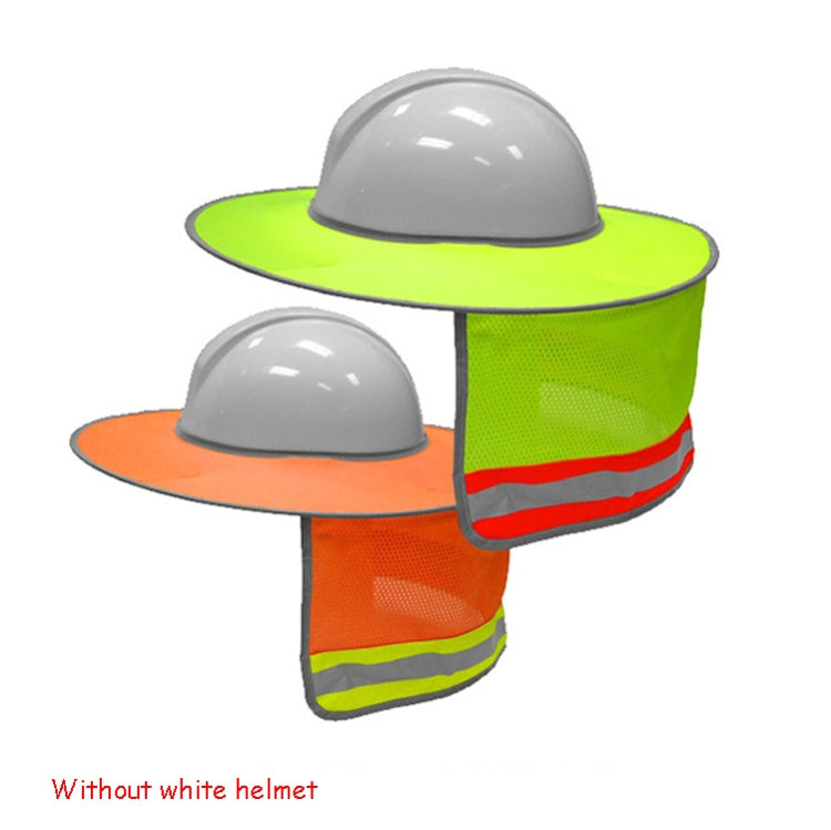 Construction Site Outdoor Construction Foldable Reflective Safety Sun Hat, Size: One Size