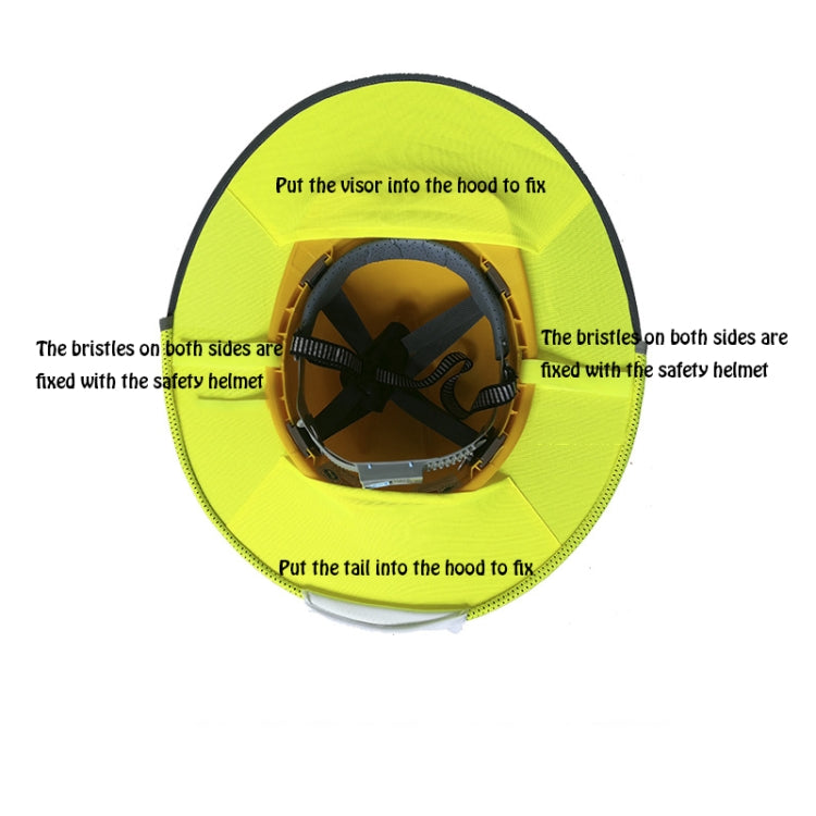 Construction Site Outdoor Construction Foldable Reflective Safety Sun Hat, Size: One Size