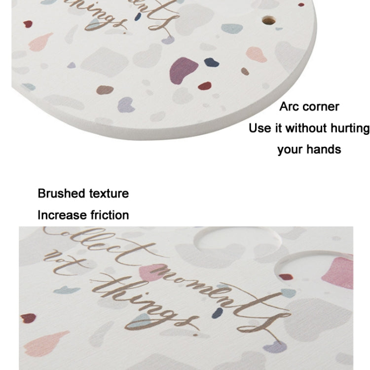 Washing Table Diatom Mud Absorbent Coaster Bathroom Countertop Electric Toothbrush Holder, Sizeï¼š Small