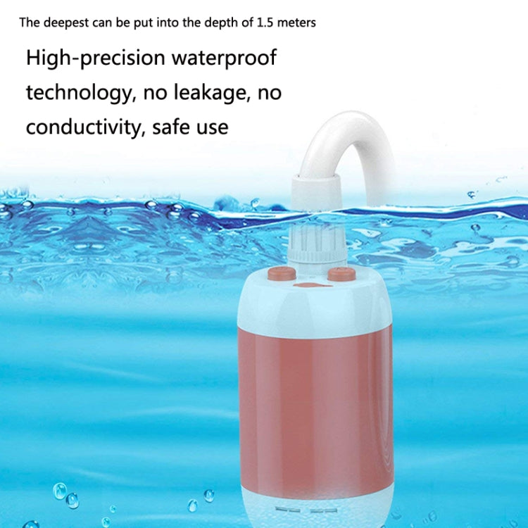 LLT-ES01 Electric Pet Shower Outdoor Camping Bath Device, Style: High Match (Sky Blue)