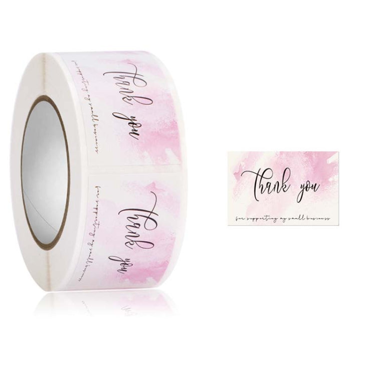 5 Rolls Thank You Label Seal Decoration Sticker, Size: 2.5x3.7cm