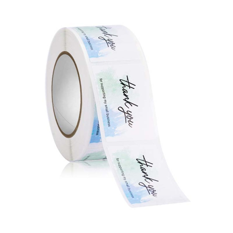 5 Rolls Thank You Label Seal Decoration Sticker, Size: 2.5x3.7cm