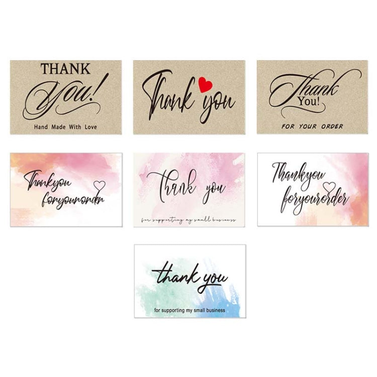 5 Rolls Thank You Label Seal Decoration Sticker, Size: 2.5x3.7cm