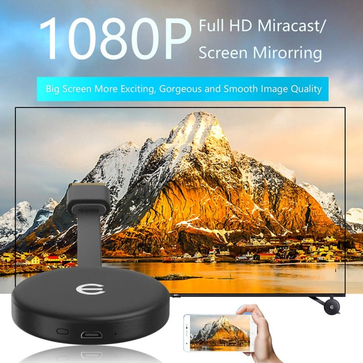 C13 2.4G/5G 1080P Wireless Display Dongle TV Stick TV Receiver Mobile Screen Adapter(Black)