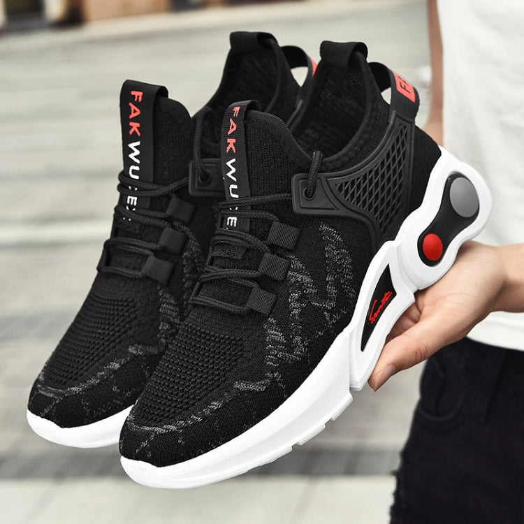 TL602 Flying Weaving Mesh Breathable Couple Shoes Comfortable Running Shoes, Size: Male 44