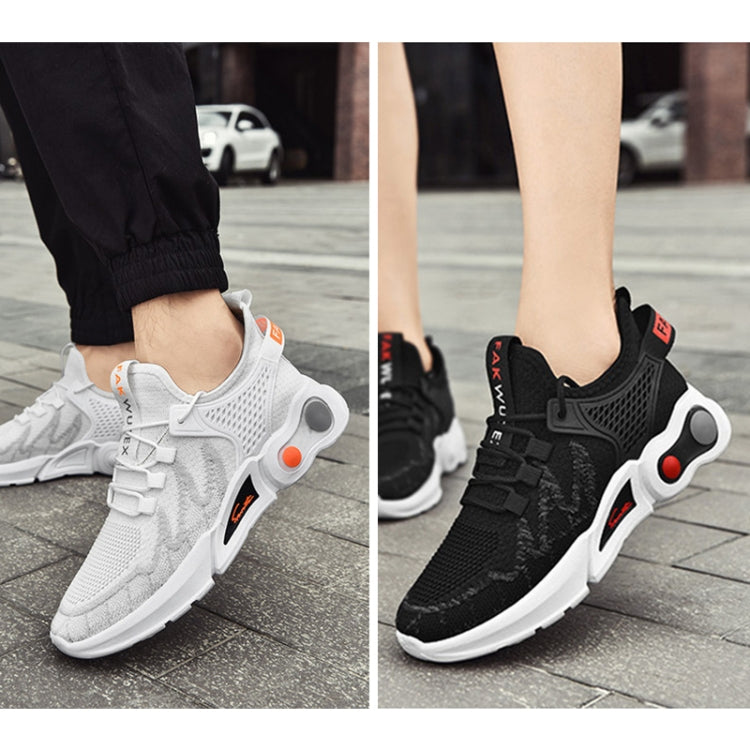 TL602 Flying Weaving Mesh Breathable Couple Shoes Comfortable Running Shoes, Size: Male 44