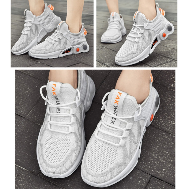 TL602 Flying Weaving Mesh Breathable Couple Shoes Comfortable Running Shoes, Size: Male 44