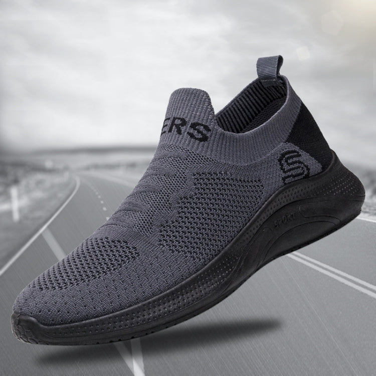TL-207 Flying Weave Breathable Sports Shoes Men Casual Shoes, Size: 39