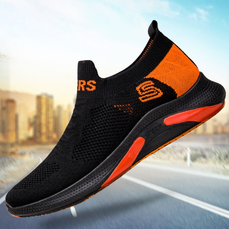 TL-207 Flying Weave Breathable Sports Shoes Men Casual Shoes, Size: 39