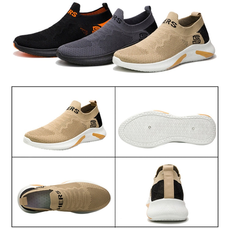 TL-207 Flying Weave Breathable Sports Shoes Men Casual Shoes, Size: 39