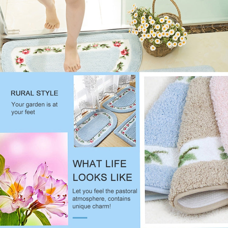 Non Slip Mat Rug Carpets  Living Room Bedroom Floor Mat Rug, Size: 40X60CM