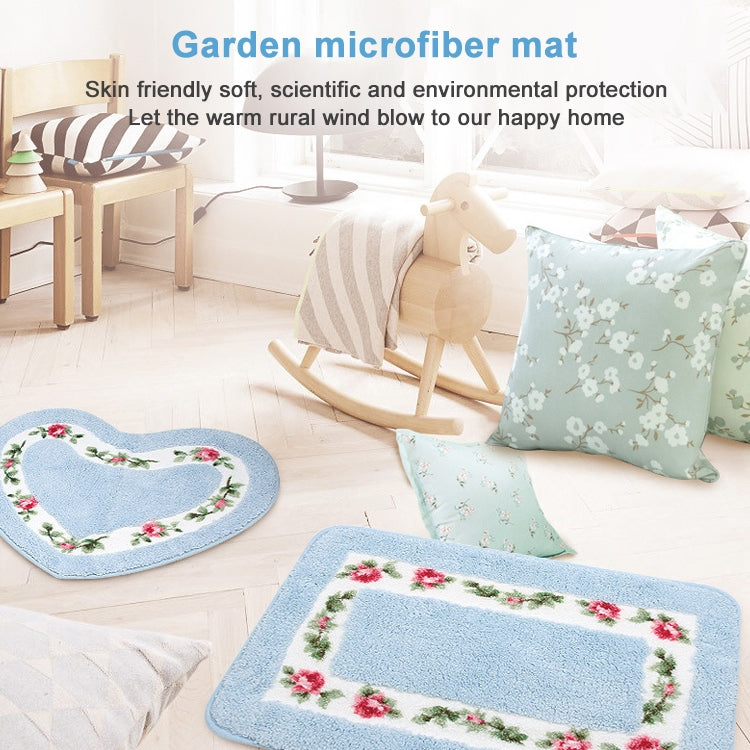 Non Slip Mat Rug Carpets  Living Room Bedroom Floor Mat Rug, Size: 40X60CM