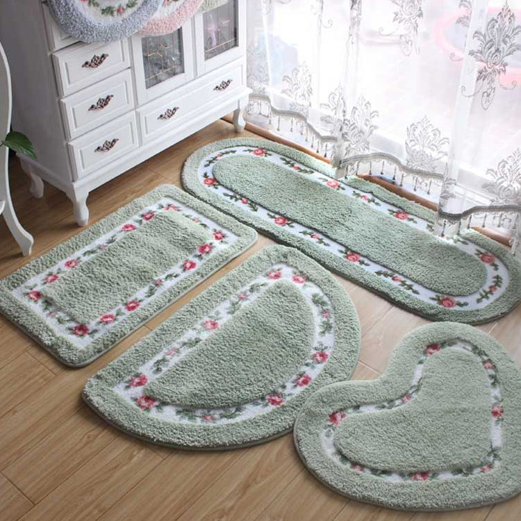 Non Slip Mat Rug Carpets  Living Room Bedroom Floor Mat Rug, Size: 40X60CM