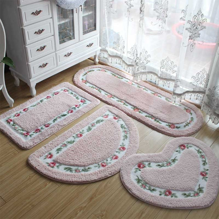 Non Slip Mat Rug Carpets  Living Room Bedroom Floor Mat Rug, Size: 40X60CM
