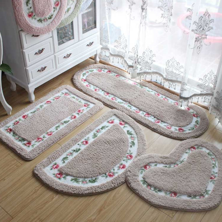 Non Slip Mat Rug Carpets  Living Room Bedroom Floor Mat Rug, Size: 40X60CM