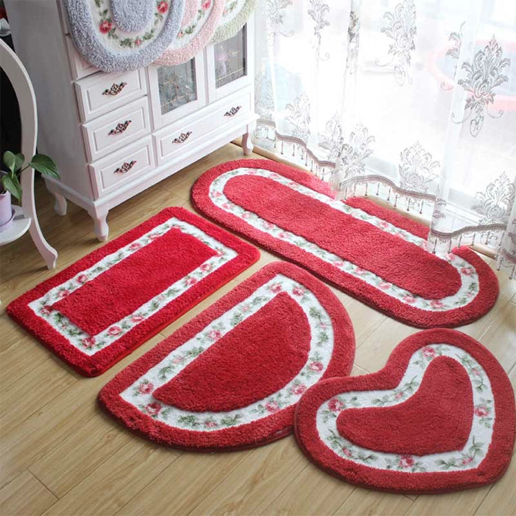 Non Slip Mat Rug Carpets  Living Room Bedroom Floor Mat Rug, Size: 40X60CM