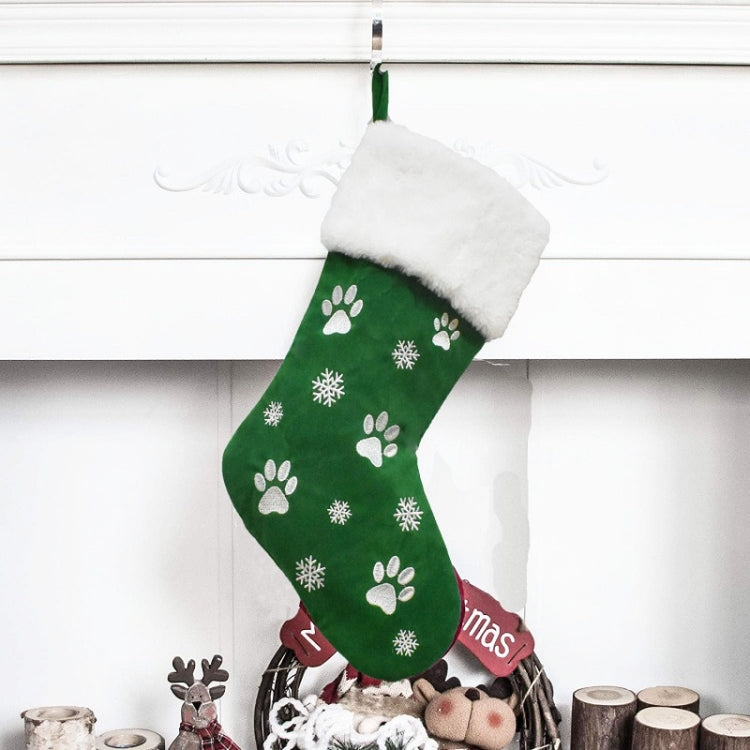 Christmas Sock Decoration Pendant Children Gift Candy Bag