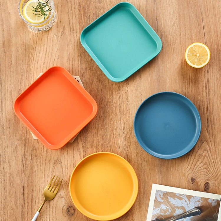 20 PCS Home 6 inch Small Dish Plastic Snack Cake Dish Dining Table Garbage Tray