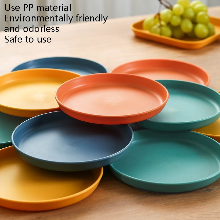 20 PCS Home 6 inch Small Dish Plastic Snack Cake Dish Dining Table Garbage Tray