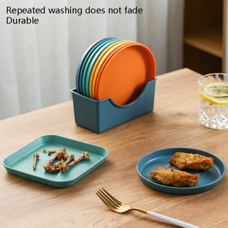 20 PCS Home 6 inch Small Dish Plastic Snack Cake Dish Dining Table Garbage Tray
