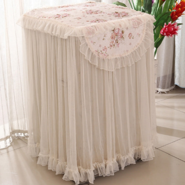 Cloth Lace Washing Machine Cover Sun Protection Dust Cover For Fully  Automatic