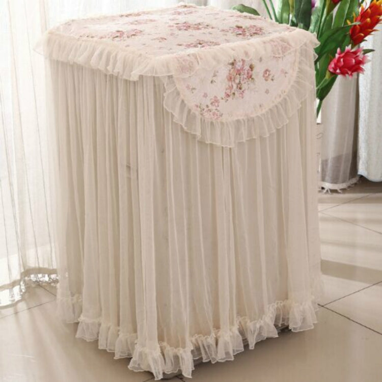 Cloth Lace Washing Machine Cover Sun Protection Dust Cover For Fully  Automatic
