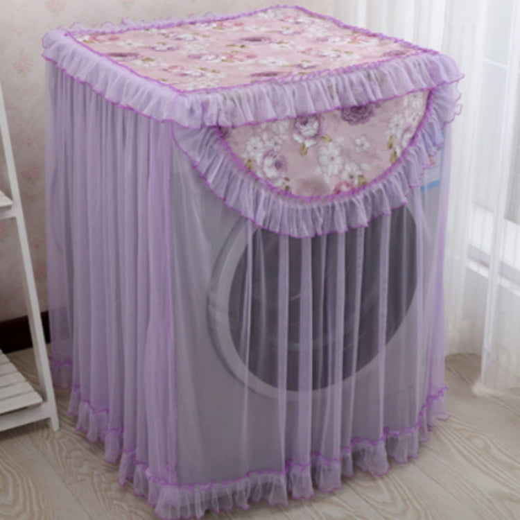 Cloth Lace Washing Machine Cover Sun Protection Dust Cover For Fully  Automatic