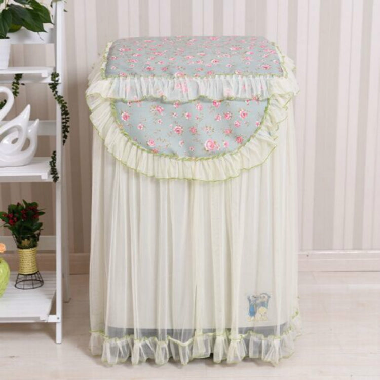 Cloth Lace Washing Machine Cover Sun Protection Dust Cover For Roller