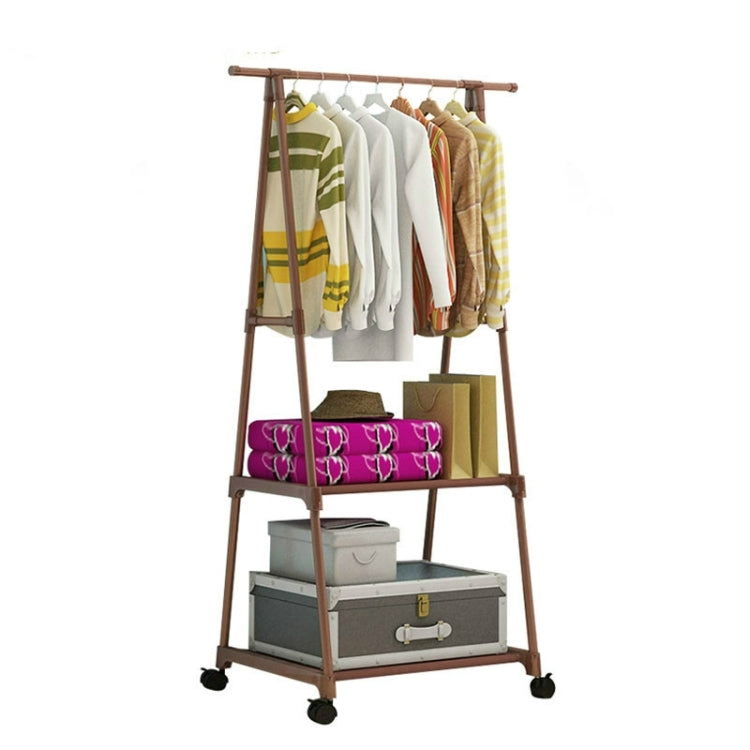 Stainless Steel Detachable Multi-function Floor Triangle Simple Coat Rack