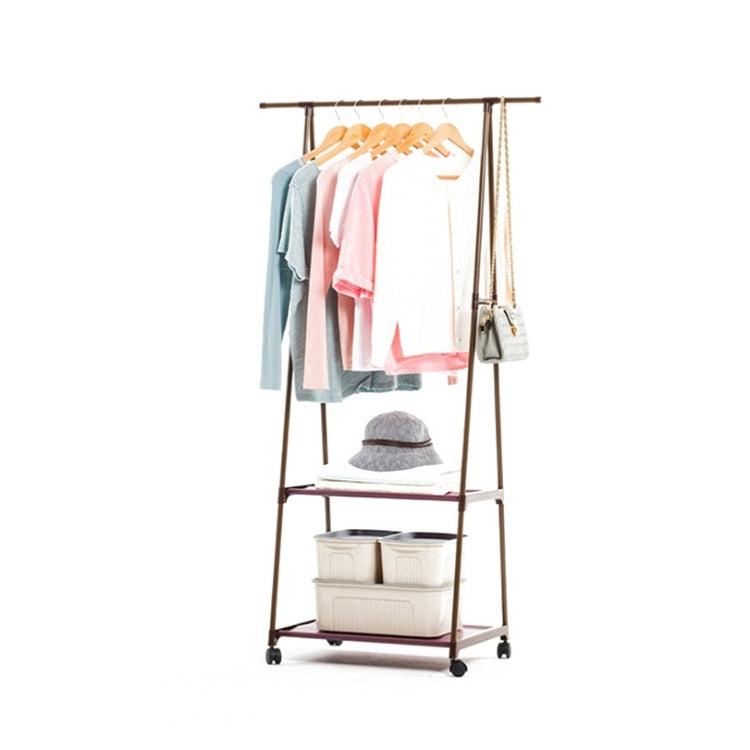 Stainless Steel Detachable Multi-function Floor Triangle Simple Coat Rack