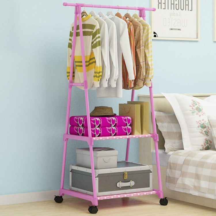Stainless Steel Detachable Multi-function Floor Triangle Simple Coat Rack