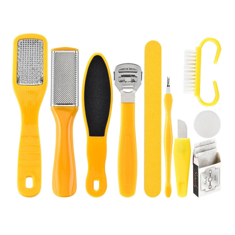 2 PCS 10 In 1 Exfoliating Pedicure Tool Set Pedicure Tools