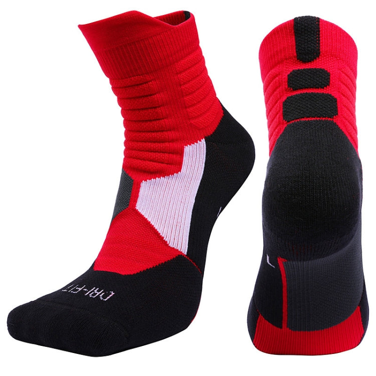 2 Pairs Antibacterial Terry Socks Basketball Socks Men And Women Adult Sports Socks, Size: S 31-34 Yards
