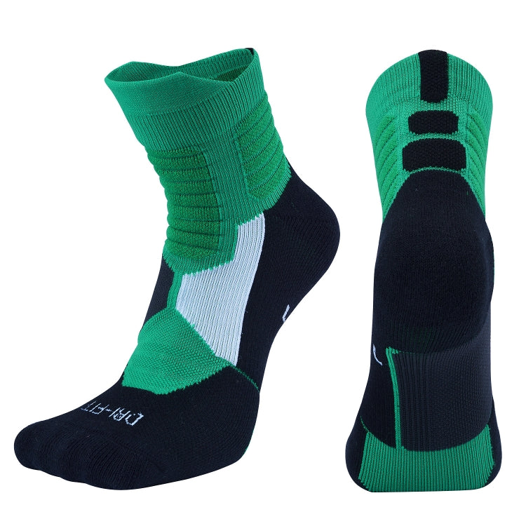 2 Pairs Antibacterial Terry Socks Basketball Socks Men And Women Adult Sports Socks, Size: XXL 46-48 Yards