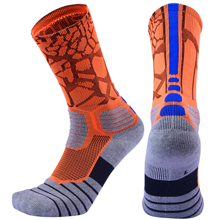 2 Pairs Length Tube Basketball Socks Boxing Roller Skating Riding Sports Socks, Size: XL 43-46 Yards
